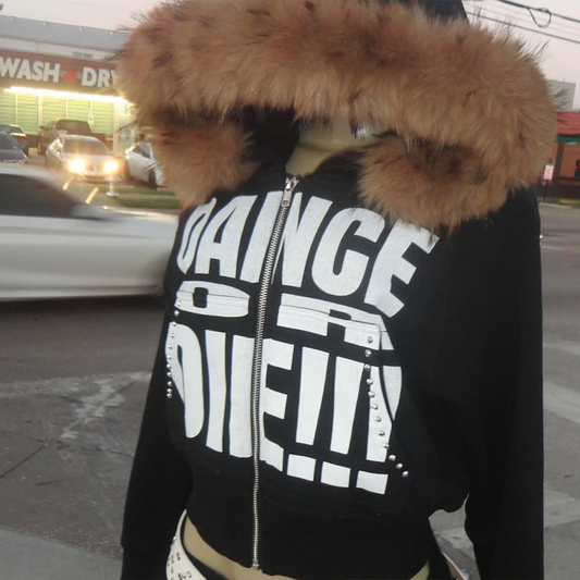 Black Dance Or Die! Zip-Up