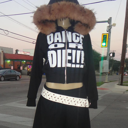 Black Dance Or Die! Zip-Up